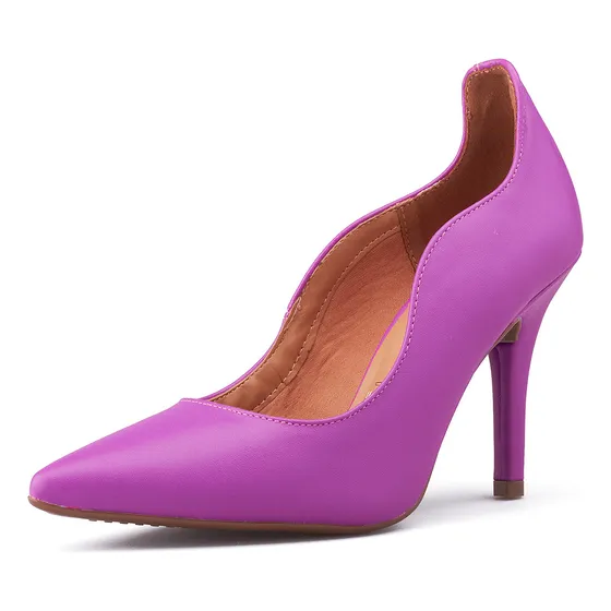 Tacón Alto Morado Onda Vizzano