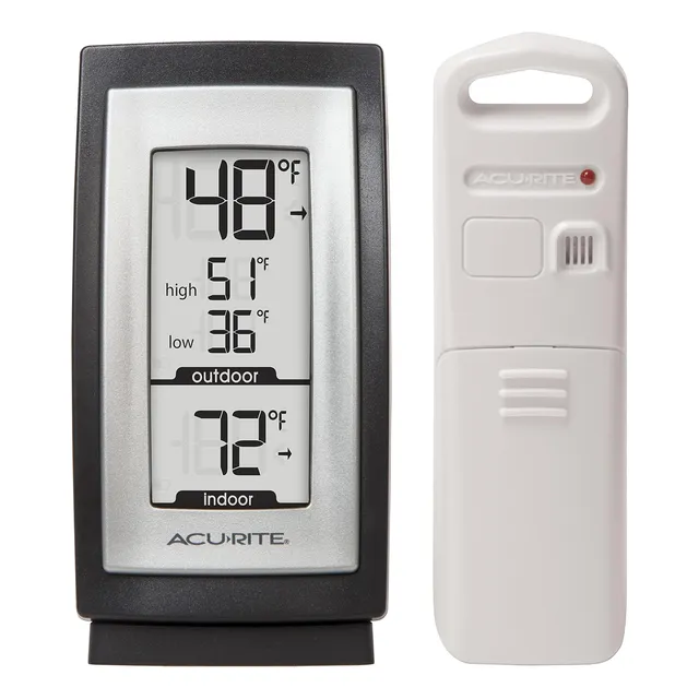 Termómetro Acurite A2 Con Temperatura Interior Y Exterior, N
