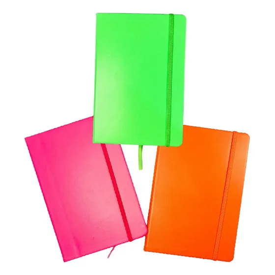 Libreta De Raya Neon Cosida Pointer.