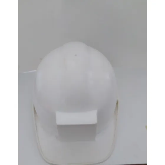 Casco De Seguridad Ajustable Blanco Y Rojo Construcción (02)