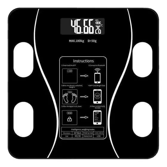 Peso Balanza Bascula Corporal Smart Bluetooth Tienda