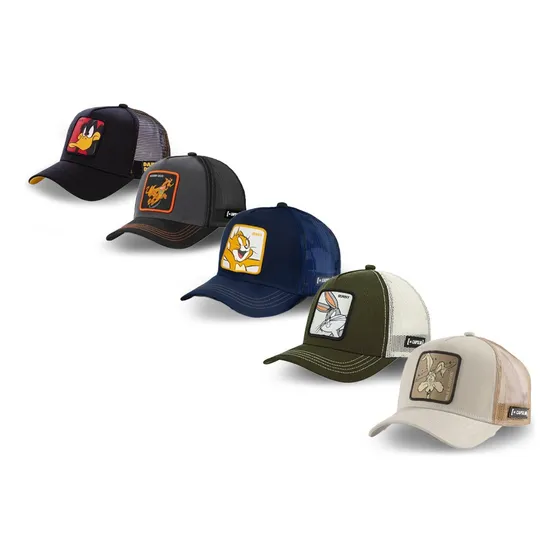 Gorras Estilo Capslab Looney Toon Dragon Ball Mickey Coyote 