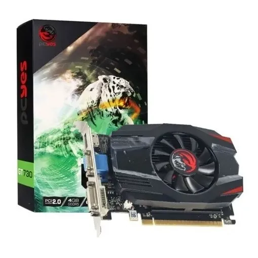 Placa De Video Pcyes Nvidia Geforce Gt730 Gddr5 4gb 64bits