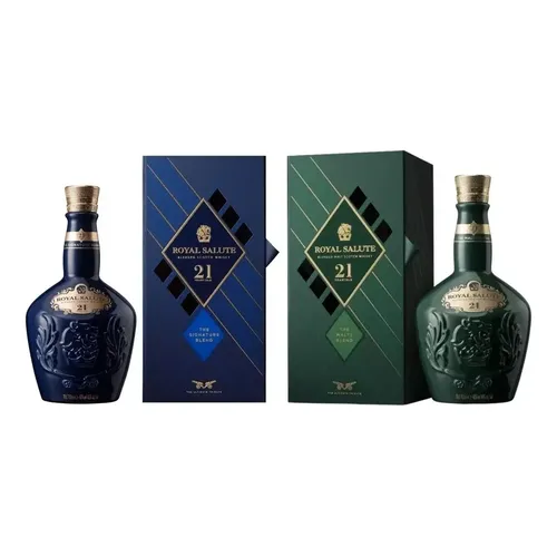  SALUTE 21年 スノーポロエディション Whisky Royal Salute 21 Anos The Snow Polo Edition 700ml | MercadoLivre
