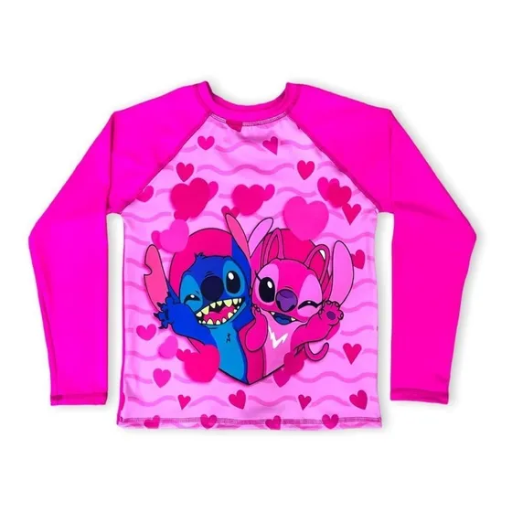 Franela Protectora De Stitch ! Ideal Para La Playa !