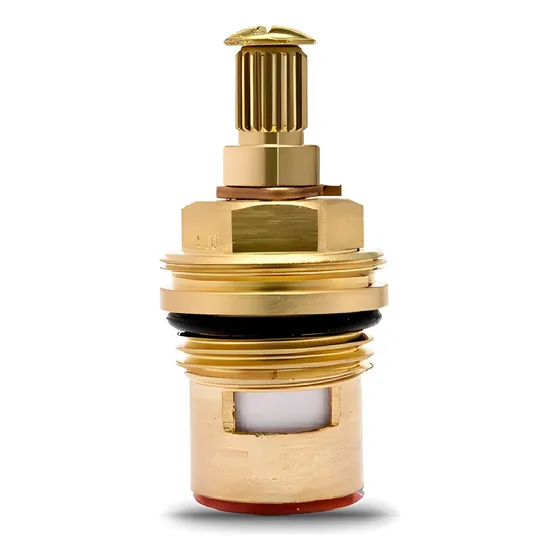 Reparo Esquerdo Torneira 1/4 Volta T-06 Lorenzetti Compatíve Cor Dourado
