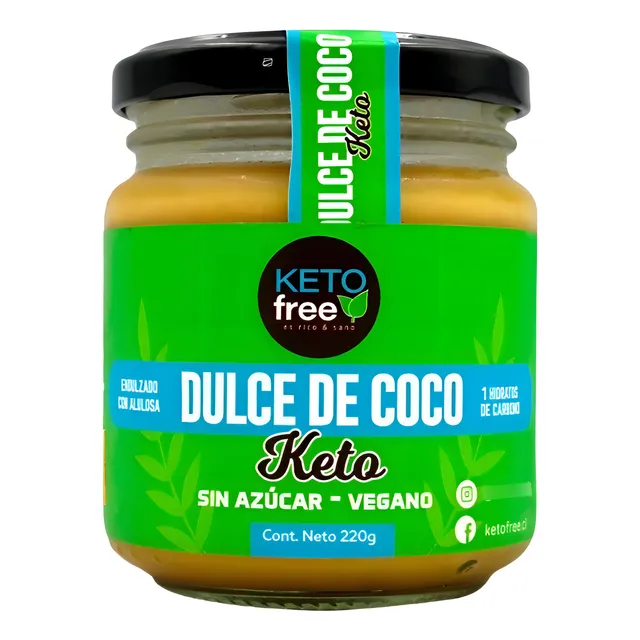 Manjar Keto 220g - Manjar De Coco Con Alulosa - Ketofree