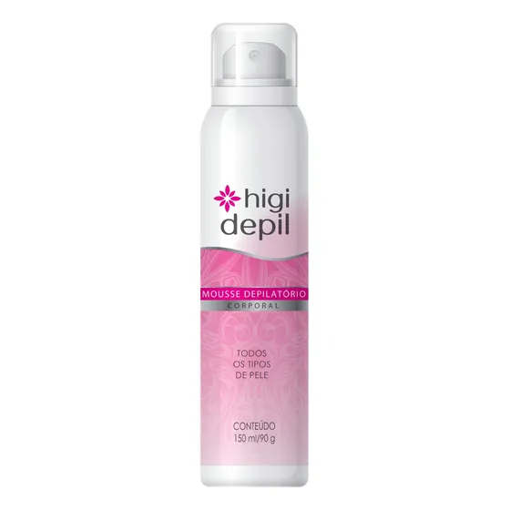 Mousse Depilação Corporal Hidratação Maciez Higi Depil 150ml