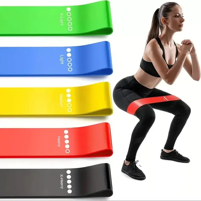 Set De Ligas Ejercicio Nuevas 5 Bandas Super Resistentes