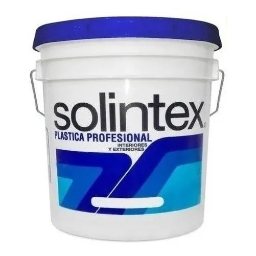 Pintura Plástica Profesional Blanco Cuñete Solintex 105