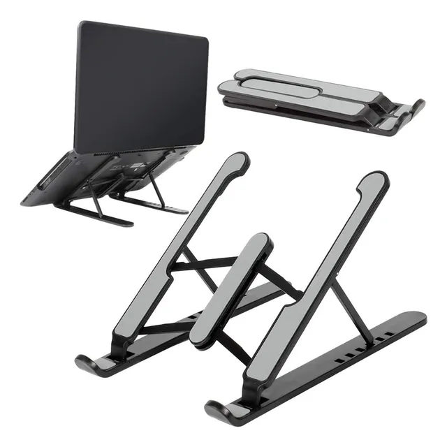 Base Soporte Portátil - Laptop Plegable Color Negro