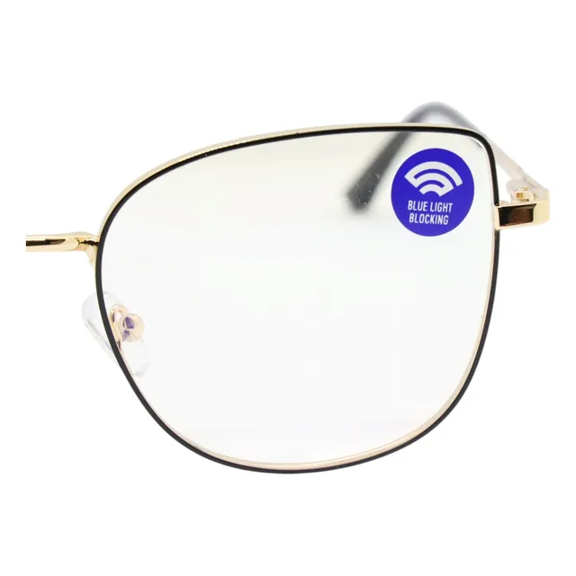 Gafas Anteojos Anti Luz Azul Gatito Metal