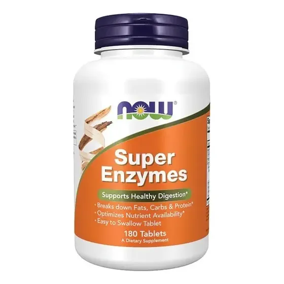 Super Enzimas Betaina Hci Bromelina Pancreatina Papaya X180 Sabor Neutro | Cuotas sin interés