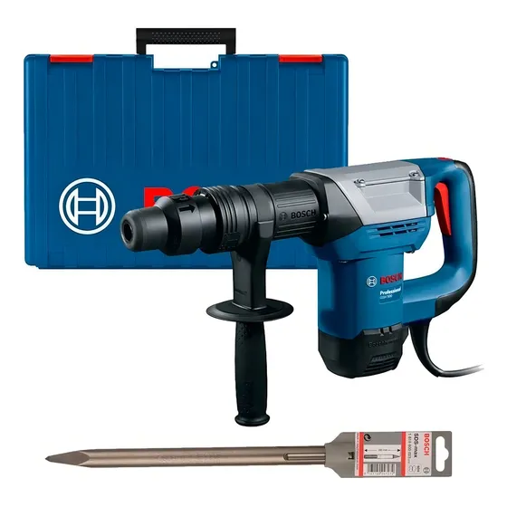 Martillo Demoledor Bosch Gsh 500 1100w 7,5 Jouls con Maletín Color Azul