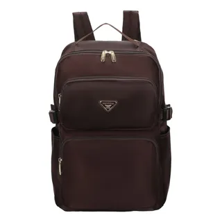 Bolsa Mochila Hazel Nylon Santino Marrom Sab410u11 Bolsa Mochila Hazel Nylon Santino Marrom Sab410u11