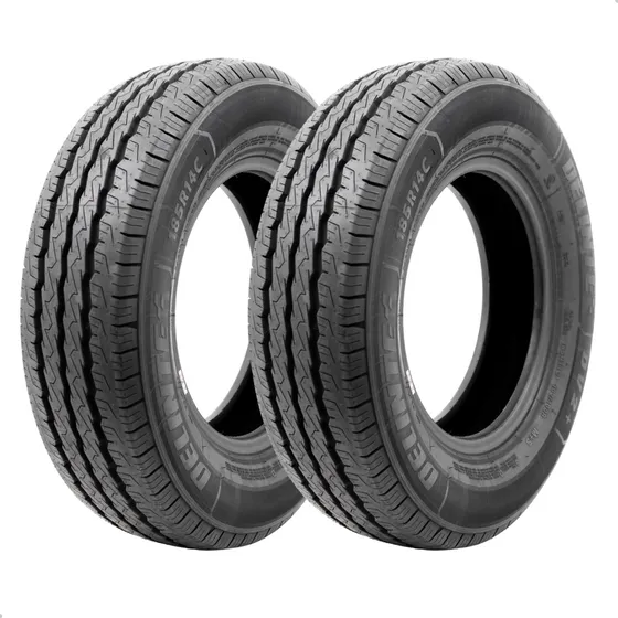2 Pneu 185 R14 Carga 8 Lonas Kombi Original Delinte Dv2