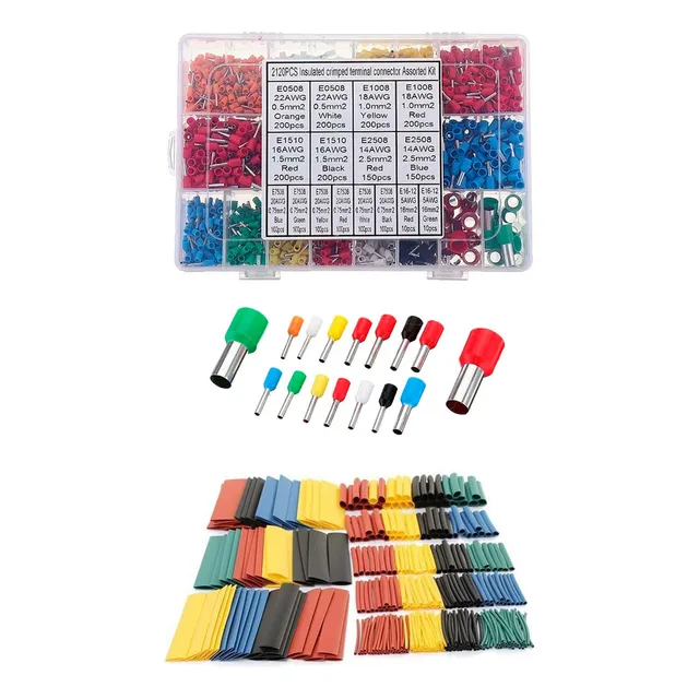 Kit Terminales Aisladas 2120pz(e0508e16-12) Termofit 328pz