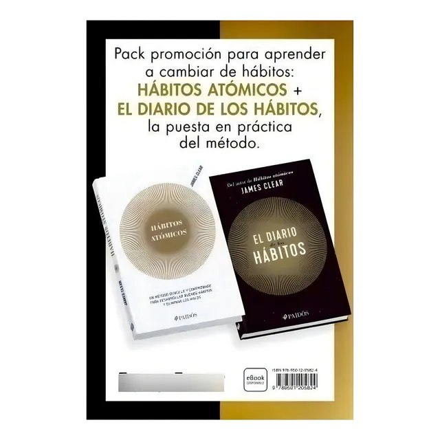 Pack Habitos - Habitos Atomicos + Diario De Habitos - Clear, De Clear, James. Editorial Paidós, Tapa Blanda En Español