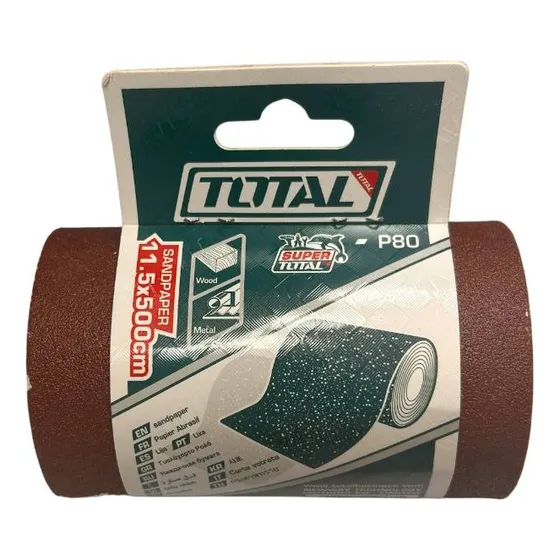 Lija Grano 80 Bobina 11.5cm X 5 Metros Total