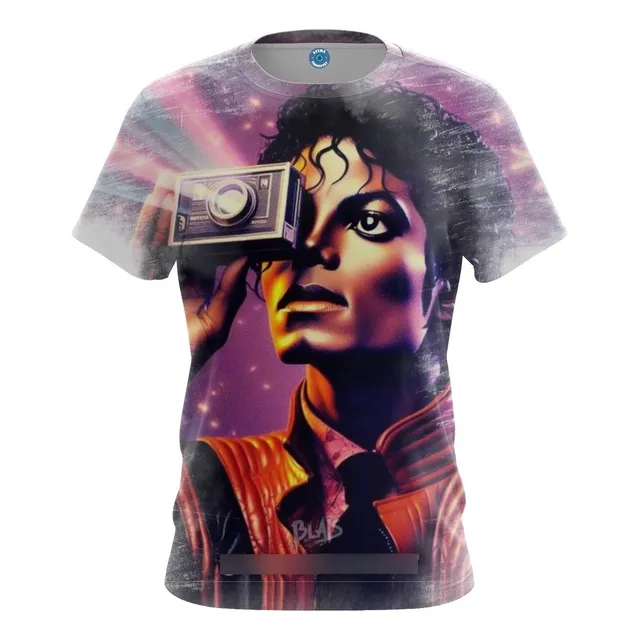 Camisa Michael Jackson Camiseta Rei Do Pop Eterno Filme
