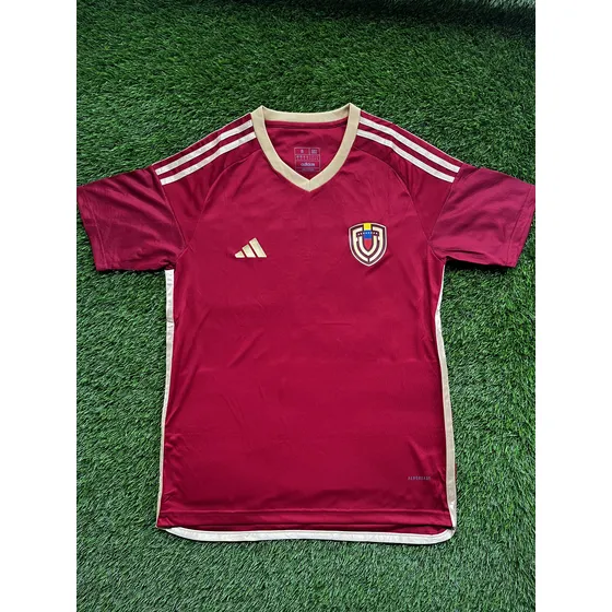 Camisa adidas 2024 Vinotinto Manga Corta Unisex Adultos