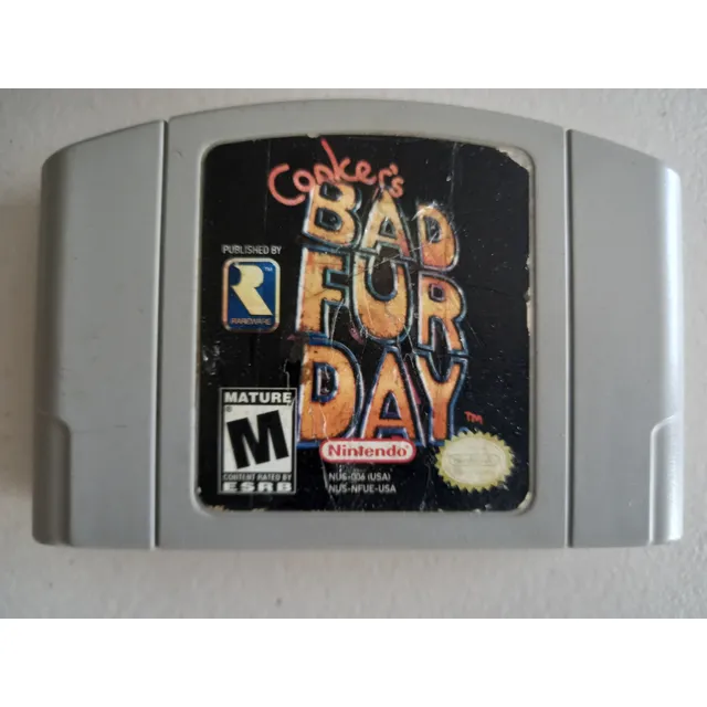 Conker's Bad Fur Day N64 Original (no Repro) Buen Estado