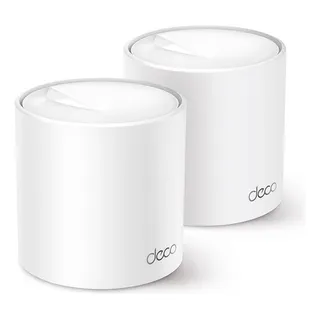 Kit 2 Roteadores Mesh Wi-fi 6 Gigabit Dual-band Ax3000 Branco Tp-link Kit 2 Roteadores Mesh Wi-fi 6 Gigabit Dual-band Ax3000 Branco Tp-link