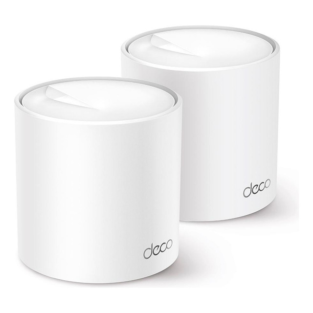 Kit 2 Roteadores Mesh Wi-fi 6 Gigabit Dual-band Ax3000 Branco Tp-link Kit 2 Roteadores Mesh Wi-fi 6 Gigabit Dual-band Ax3000 Branco Tp-link