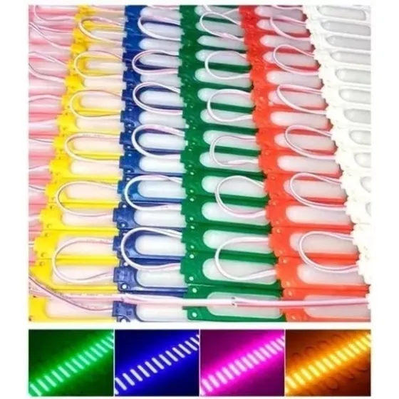 Modulos Led Blanco Azul Rojo Verde Amarillo 20 Pcz 12v24v