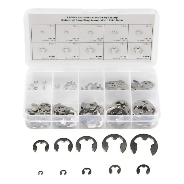 Kit De Reten - Anillos De Retención Tipo E - Omega