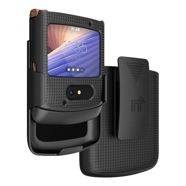 Funda Con Clip Para Teléfono Plegable Motorola Razr 5g, Nakedcell...