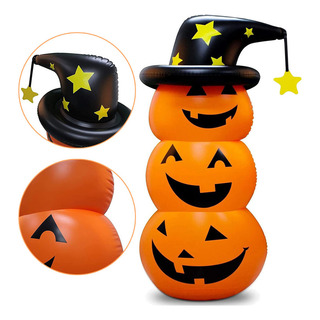Vaso Inflable Con Forma De Calabaza De 1,2 M Para Decoración Vaso Inflable Con Forma De Calabaza De 1,2 M Para Decoración