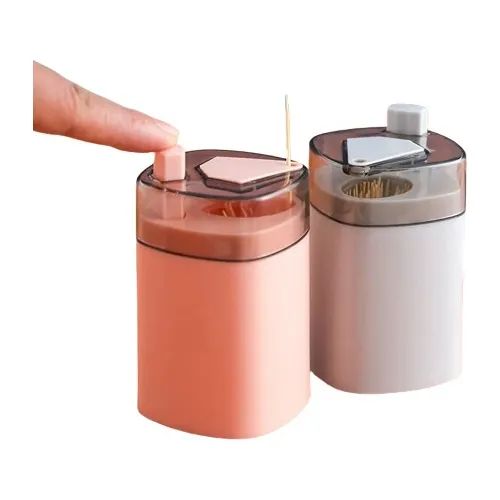 2 Und Dispensador Plastico De Palillos Automatico Palillero