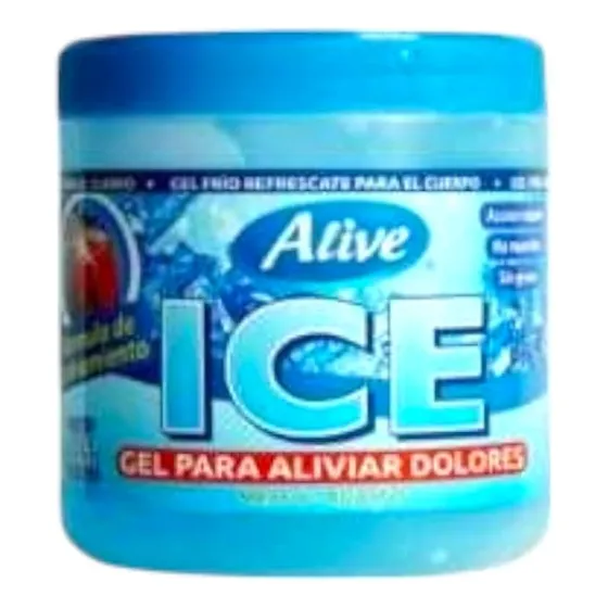 Gel Mentolado Ice Para Aliviar Dolores 235g Alive