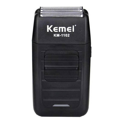 Máquina afeitadora Kemei KM-1102 negra 220V
