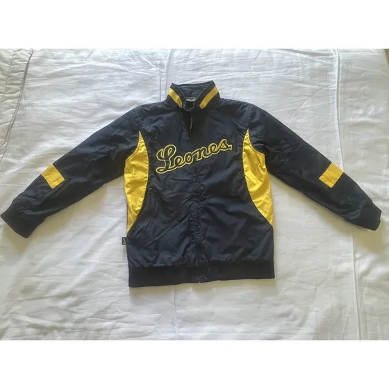 Chaqueta Leones Del Caracas Niño Talla 10 Azul Oscuro