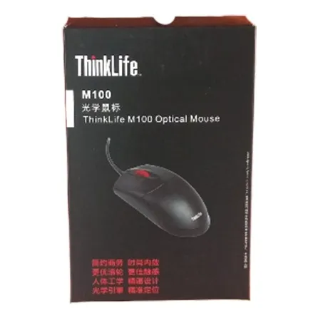 Mouse Lenovo M100 Negro Thinklife