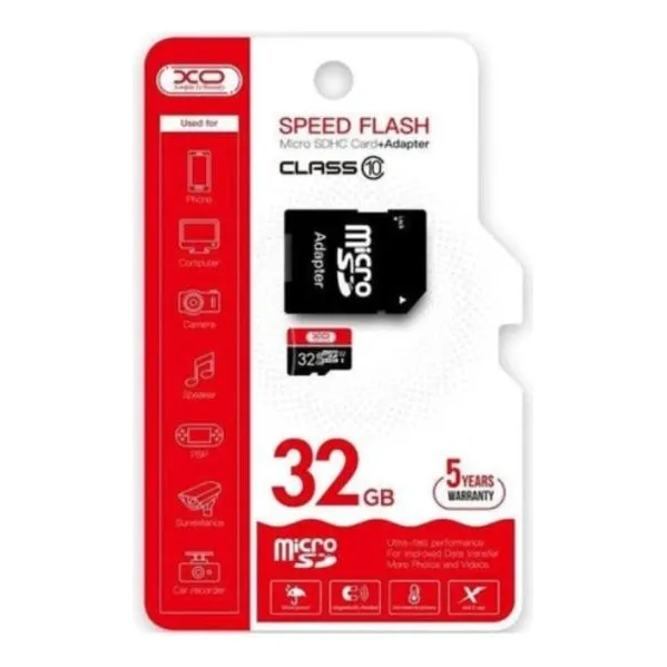 Memoria Micro Sd Clase 10 32gb Marca:xo Con Adaptador