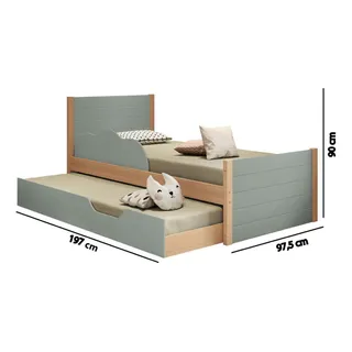 Bicama Com Cama Auxiliar Infantil Woody Casatema Gg Bicama Com Cama Auxiliar Infantil Woody Casatema Gg