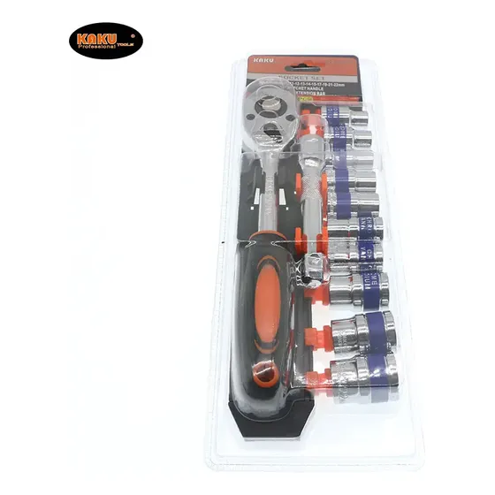 Juego De Dados Ratchet 1/2 12 Piezas Kaku Milimetricas 3500