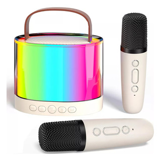 Karaoke Para Niños Con 2 Micrófonos Inalámbricos Y Bocina Karaoke Para Niños Con 2 Micrófonos Inalámbricos Y Bocina