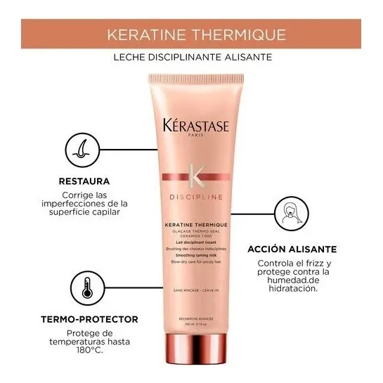 Termo-protectora Anti-frizz Keratine Discipline / Kerastase