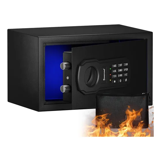 Caja Fuerte Resistente Al Fuego Songyung Con Bolsa Imperm...