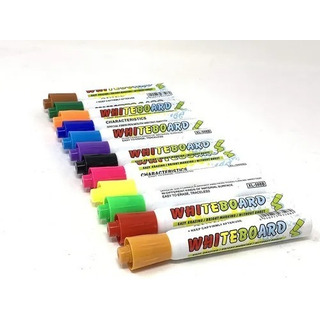 X12 Marcadores Plumón De Pizarra Acrílica Colores X12 Marcadores Plumón De Pizarra Acrílica Colores