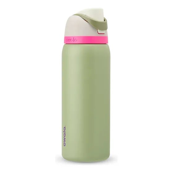 Owala Freesip 32oz 946ml Termo Acero Inoxidable Vaso Termico Color Neo Sage