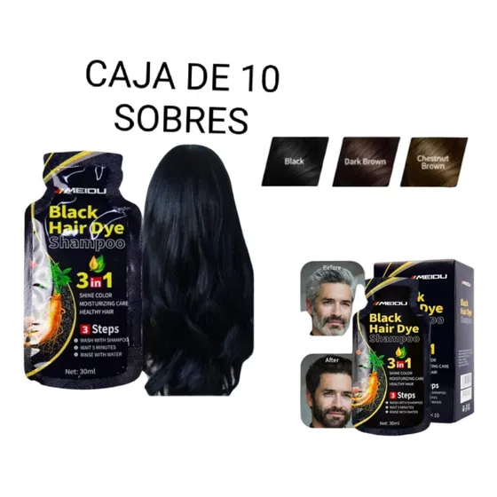 Shampoo Tinte Meidu Sachet X 10 Sobres De 30ml