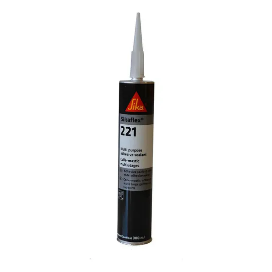 Sikaflex 221 Adhesivo De Poliuretano Multiusos Negro 300ml