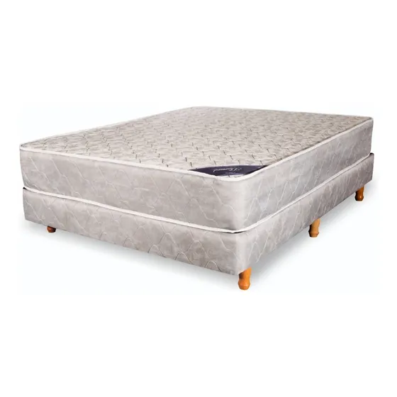 Sommier Colchon 2 Dos Plazas Espuma 190 X 130 Somier