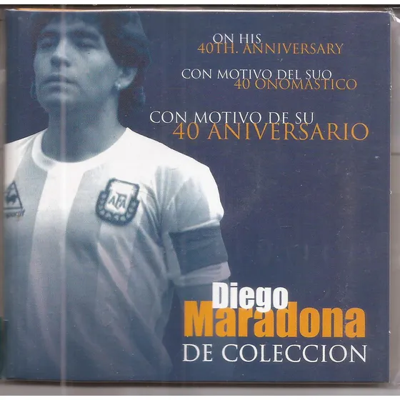 Medalla 40 Aniversario De Diego Maradona Niquel