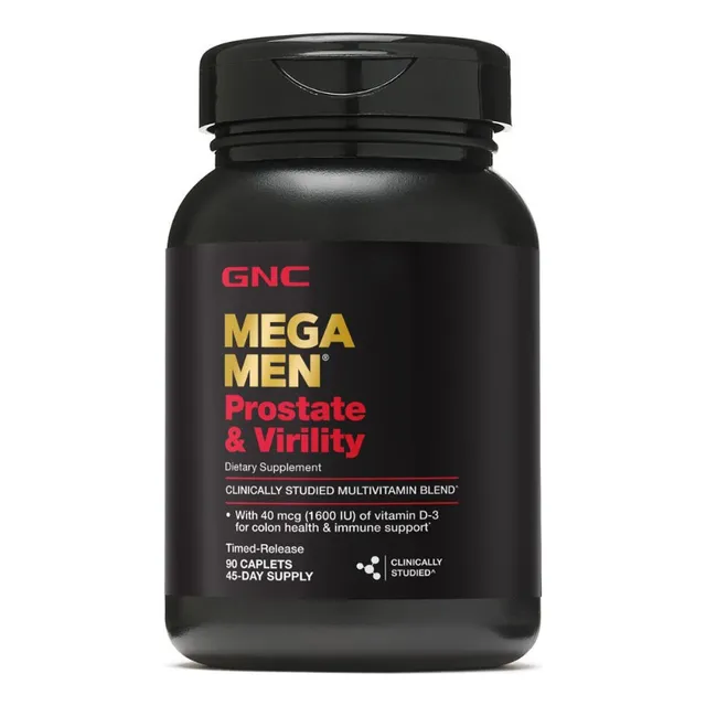 Megamen Prostate Y Vigorizante 90 Tabletas, Gnc. Disponible. Sabor Sin Sabor